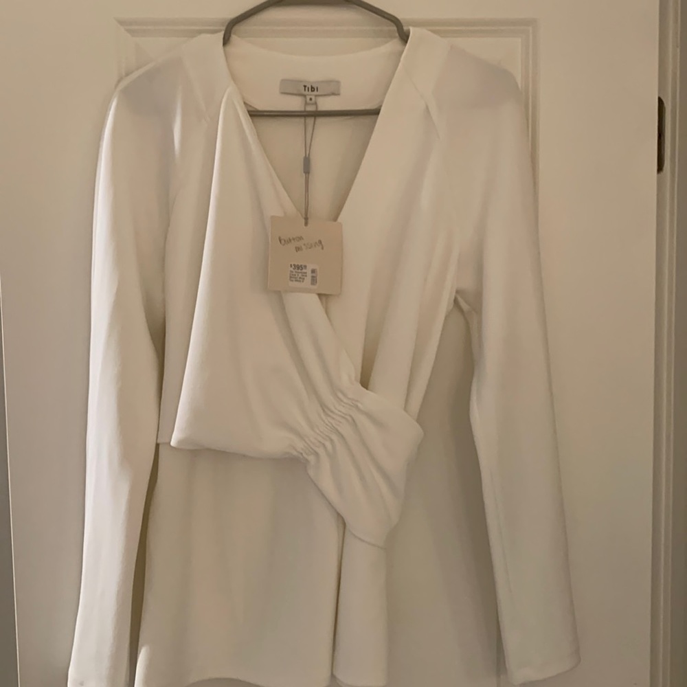 Tibi white top